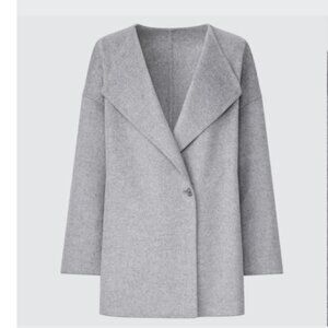 Uniqlo - Double Face Oversized Short Coat - XS